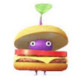ハンバーガーの紫色ピクミン